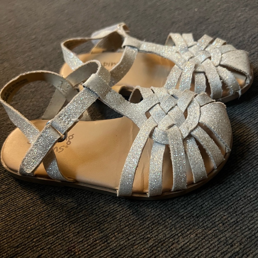 Kids Glitter Sandals